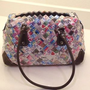 Eye Candy woven purse